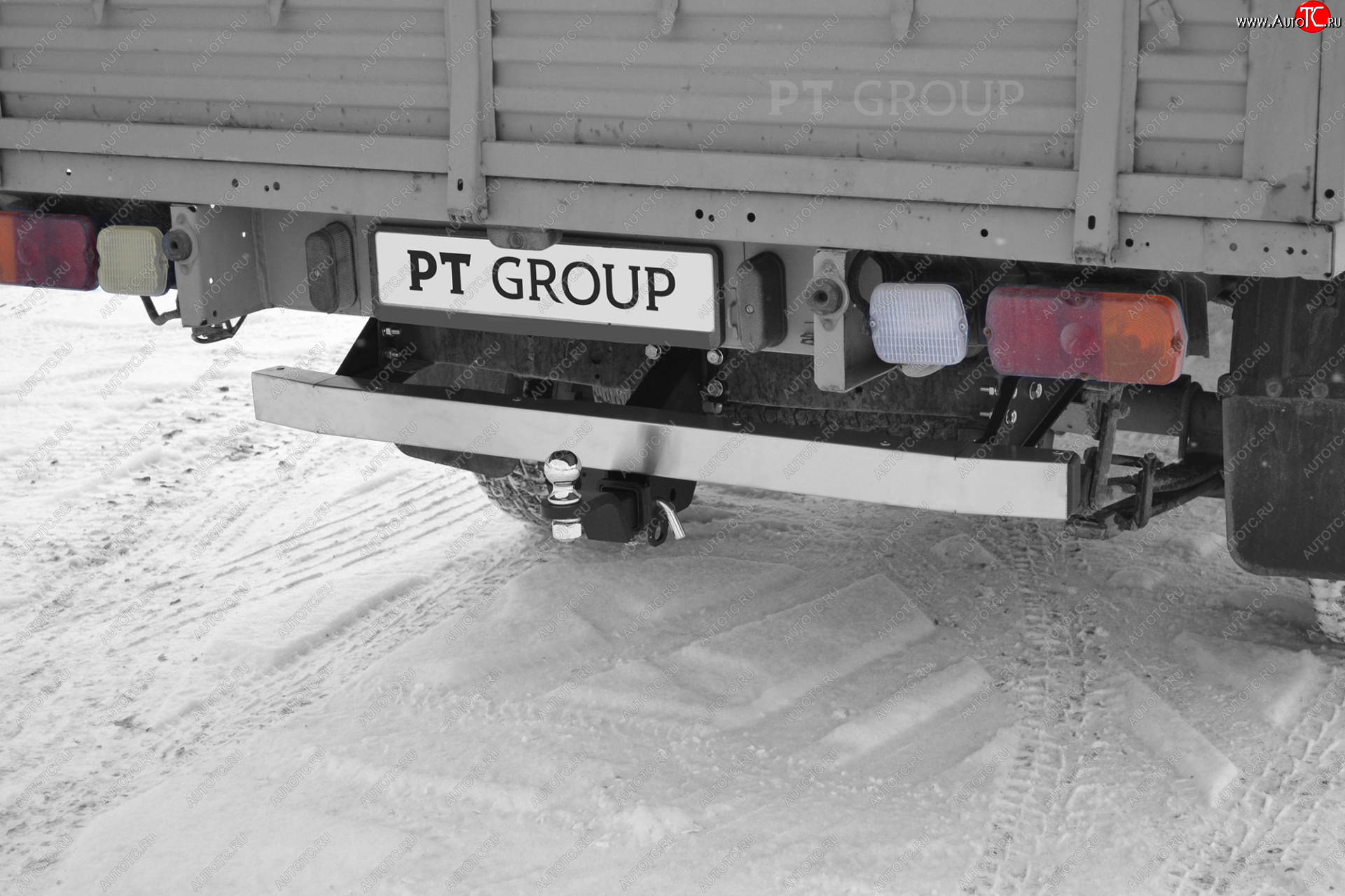 20 199 р. Фаркоп PT GROUP /съемный квадрат/ с НЕРЖ накладкой UAZ Pickup 2008- / UAZ Profi 2017- (стандартн.) Уаз Профи 23602 бортовой грузовик 2 дв. (2017-2025)  с доставкой в г. Самара