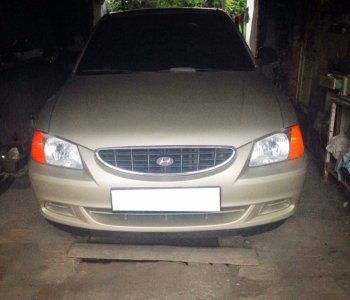 579 р. Универсальная губа (юбка) переднего бампера Cruze Style Hyundai Accent 1 X3 седан дорестайлинг (1994-1997)  с доставкой в г. Самара. Увеличить фотографию 8