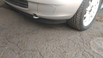 579 р. Универсальная губа (юбка) переднего бампера Cruze Style Hyundai Accent 1 X3 седан дорестайлинг (1994-1997)  с доставкой в г. Самара. Увеличить фотографию 5
