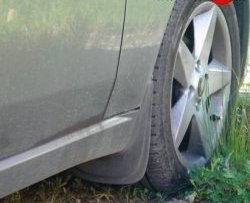 329 р. Универсальные передние брызговики (22х30 см) Frosсh Ford Focus 3 седан рестайлинг (2014-2019)  с доставкой в г. Самара. Увеличить фотографию 3