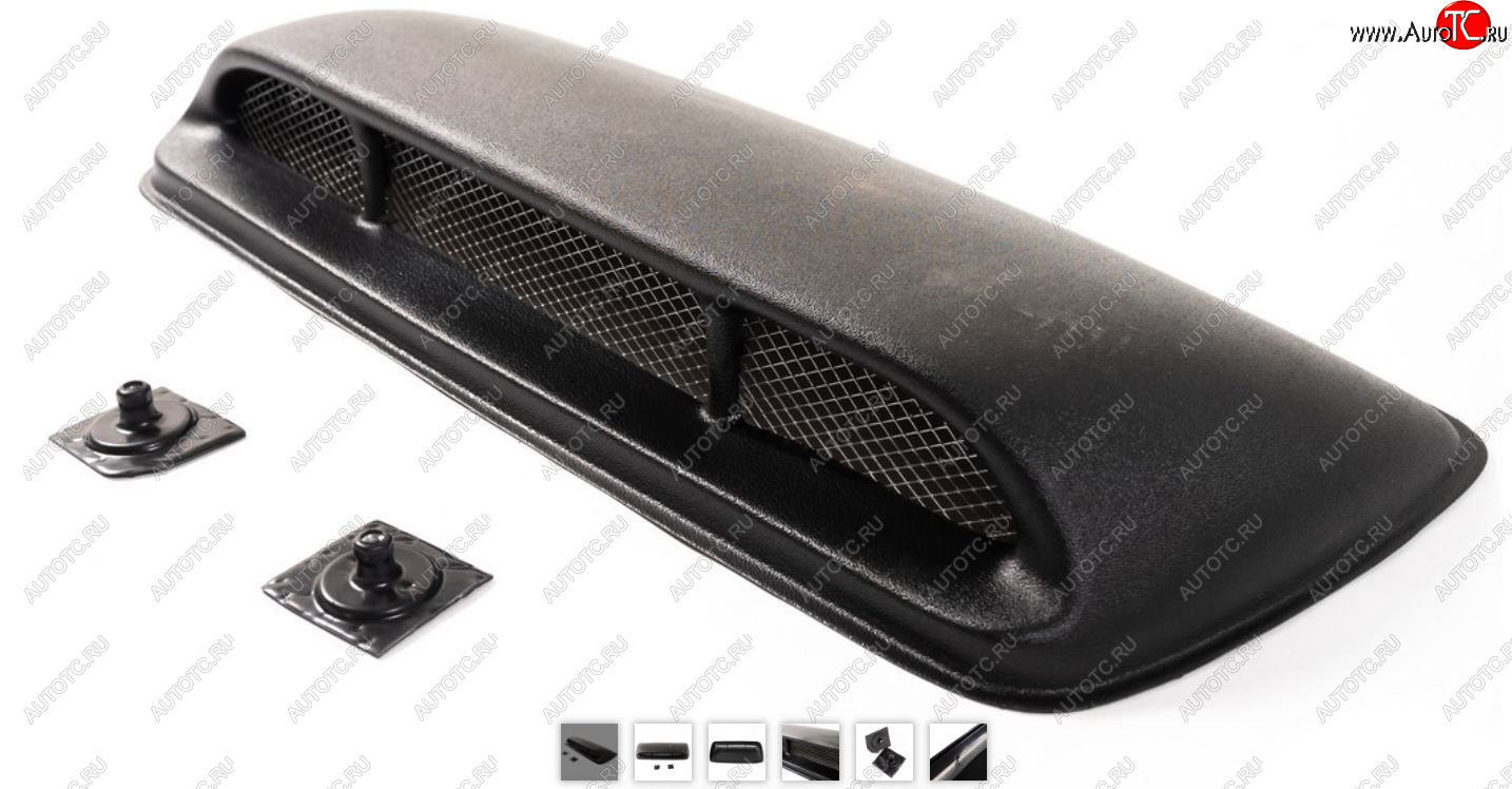 729 р. Воздухозаборник капота Автостайл™ ″Subaru″ (60x42x8 см) Audi A3 8L1 хэтчбэк 3 дв. дорестайлинг (1996-2000) (Поверхность шагрень)  с доставкой в г. Самара