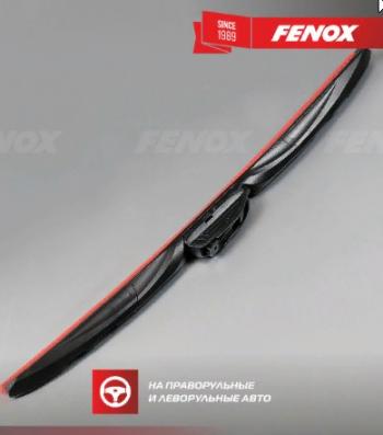 689 р. Щетка стеклоочистителя передняя (гибридная) FENOX Hybrid Vision Volvo C30 хэтчбэк 3 дв.  дорестайлинг (2006-2009)  с доставкой в г. Самара. Увеличить фотографию 8