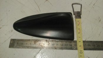 399 р. Плавник на крышу Кураж Hyundai Accent 1 X3 седан дорестайлинг (1994-1997) (Под окраску (глянец), Неокрашенный)  с доставкой в г. Самара. Увеличить фотографию 4