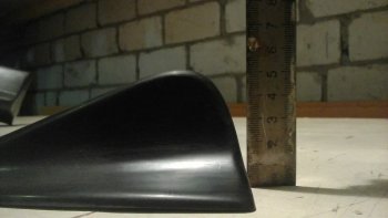 399 р. Плавник на крышу Кураж Hyundai Accent 1 X3 седан дорестайлинг (1994-1997) (Под окраску (глянец), Неокрашенный)  с доставкой в г. Самара. Увеличить фотографию 3