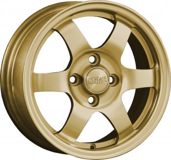 Кованый диск Slik Classik 6x14 (Металлик золотой) Daihatsu Boon 3 M700 рестайлинг (2018-2023) 4x100.0xDIA54.1xET35.0