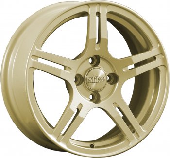 Кованый диск Slik Classik 6.5x15 (Металлик золотой) Audi A6 С4 седан (1994-1997) 5x112.0xDIA57.1xET45.0