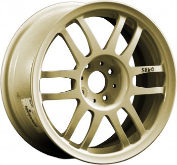 Кованый диск Slik Classik 6.5x15 (Металлик золотой) Audi A3 8L1 хэтчбэк 3 дв. дорестайлинг (1996-2000) 5x100.0xDIA57.1xET38.0