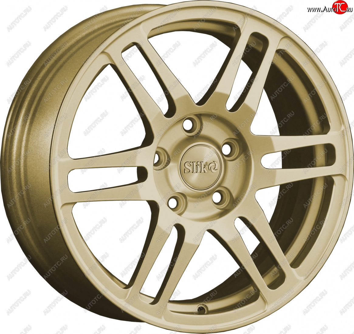 12 949 р. Кованый диск Slik classik R16x6.5 Золотой (G) 6.5x16 Audi Q2 GA дорестайлинг (2016-2020) 5x112.0xDIA57.1xET43.0 (Цвет: G)