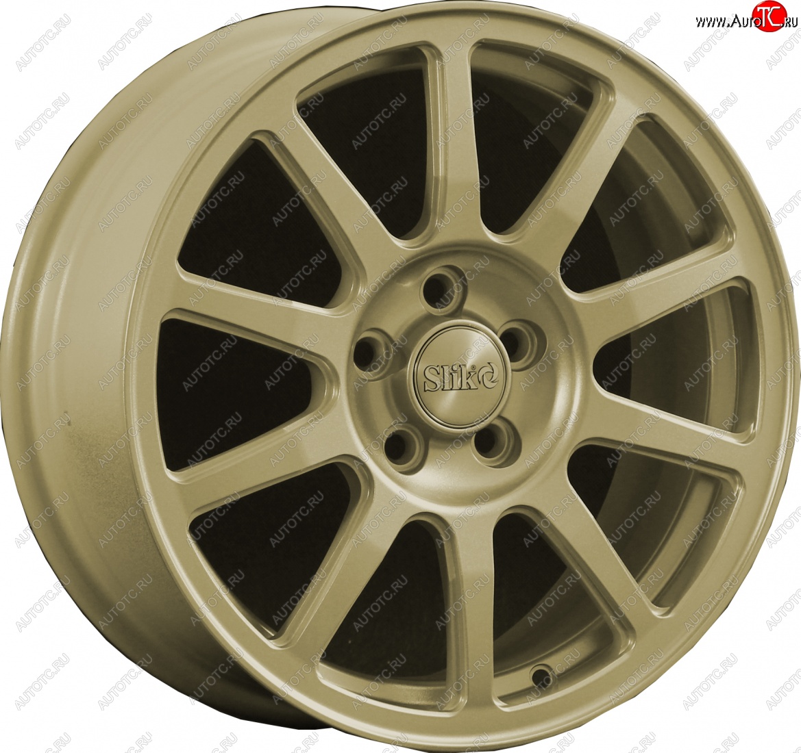 18 999 р. Кованый диск Slik classik R16x6.5 Золотой (G) 6.5x16 Audi Q2 GA дорестайлинг (2016-2020) 5x112.0xDIA57.1xET43.0 (Цвет: G)