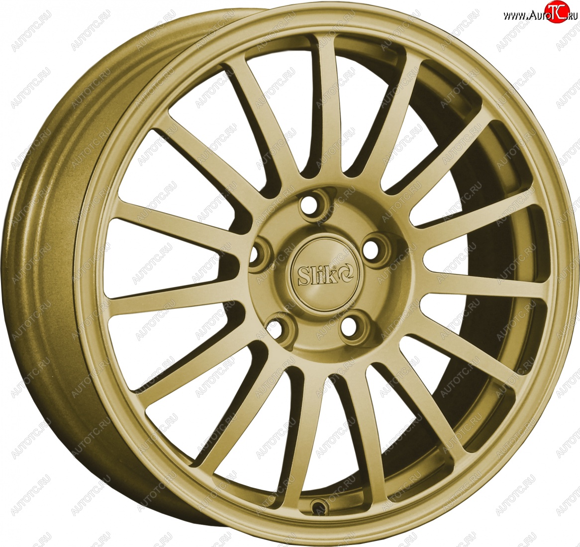 15 249 р. Кованый диск Slik classik R16x6.5 Золотой (G) 6.5x16 Audi Q2 GA дорестайлинг (2016-2020) 5x112.0xDIA57.1xET43.0 (Цвет: G)