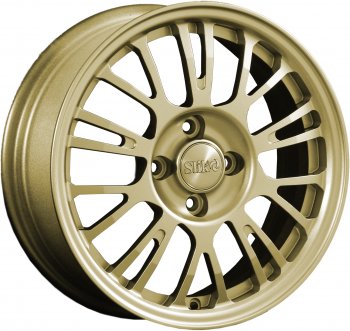 Кованый диск Slik Classik 6x15 (Металлик золотой) Mitsubishi Colt Z20, Z30 хэтчбэк 3 дв. дорестайлинг (2002-2009) 4x100.0xDIA56.1xET46.0