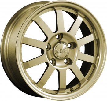Кованый диск Slik Classik 6x15 (Металлик золотой) Mitsubishi Colt Z20, Z30 хэтчбэк 3 дв. дорестайлинг (2002-2009) 4x100.0xDIA56.1xET46.0