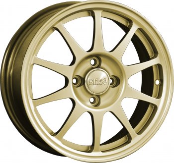 Кованый диск Slik Classik 6x15 (Металлик золотой) Mitsubishi Colt Z20, Z30 хэтчбэк 3 дв. дорестайлинг (2002-2009) 4x100.0xDIA56.1xET46.0