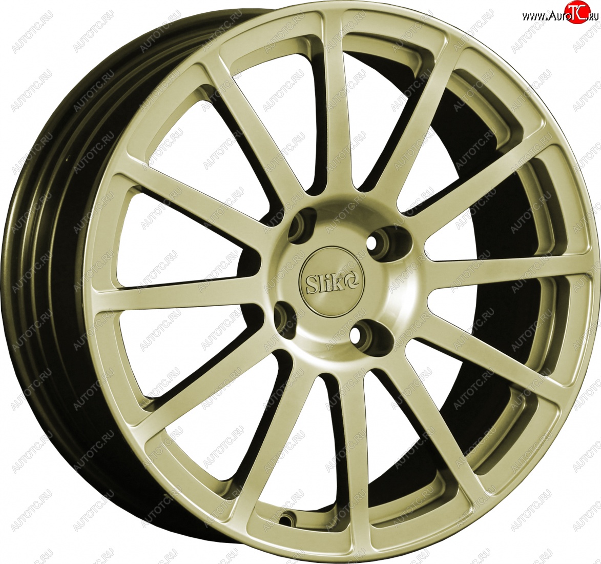 25 599 р. Кованый диск Slik classik R17x7.5 Золотой (G) 7.5x17 Mitsubishi ASX 3-ий рестайлинг (2019-2025) 5x114.3xDIA67.1xET46.0 (Цвет: G)
