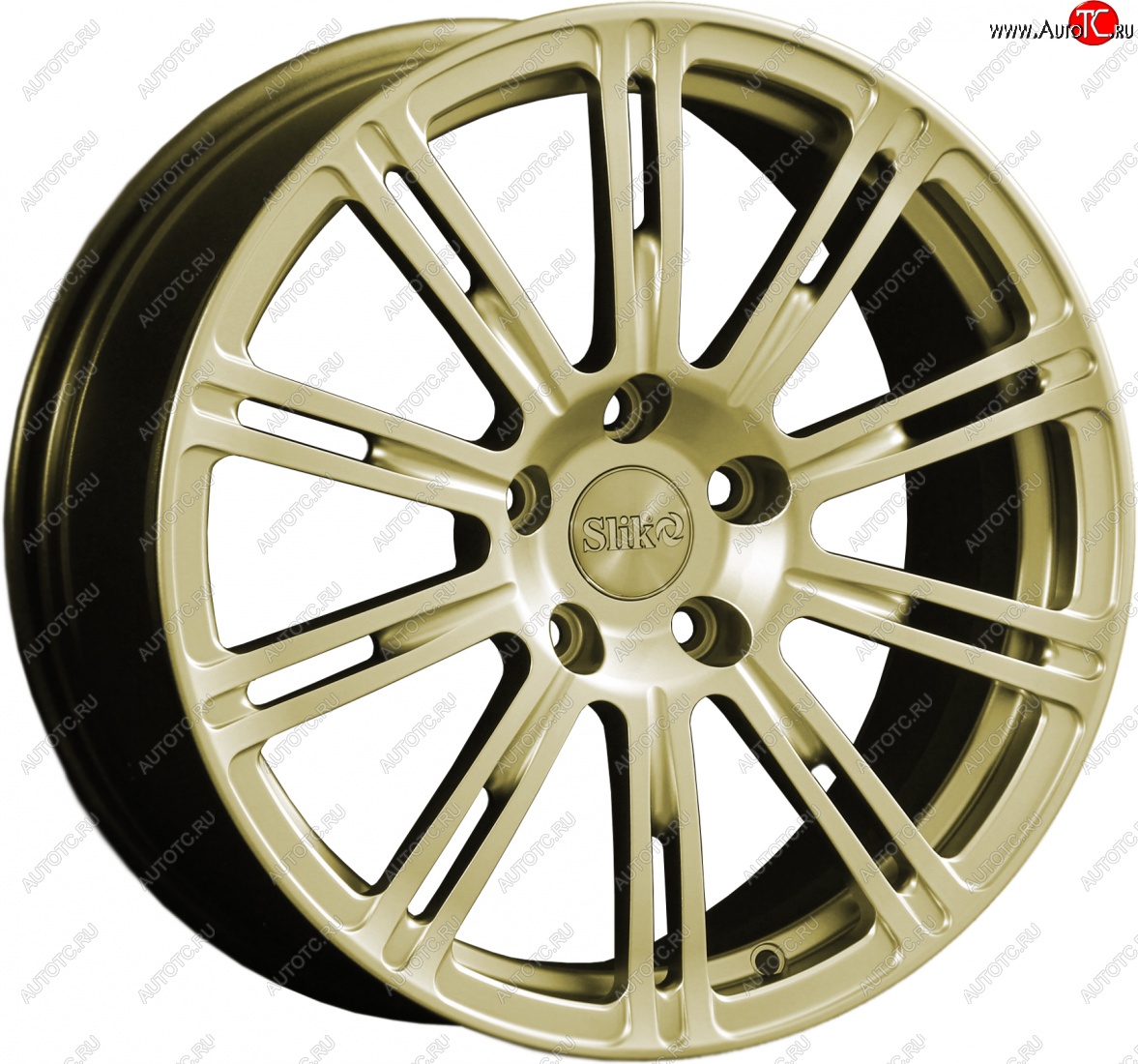 20 399 р. Кованый диск Slik classik R17x7.5 Золотой (G) 7.5x17 Mitsubishi ASX 3-ий рестайлинг (2019-2025) 5x114.3xDIA67.1xET46.0 (Цвет: G)