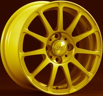 Кованый диск Slik Classik 5.5x14 (ярко-желтый) Audi A2 8Z хэтчбэк 5 дв. (1999-2005) 5x100.0xDIA57.1xET45.0