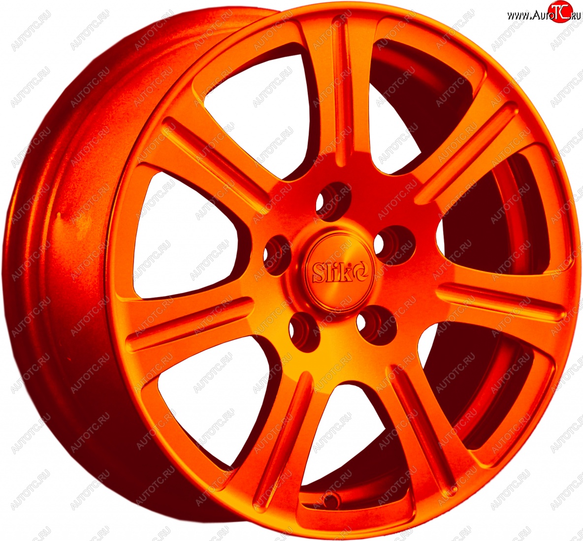 11 899 р. Кованый диск Slik Classic L-1815 6.5x15 Audi A6 С4 седан (1994-1997) 5x112.0xDIA57.1xET45.0 (Ярко оранжевый (ORANGE))