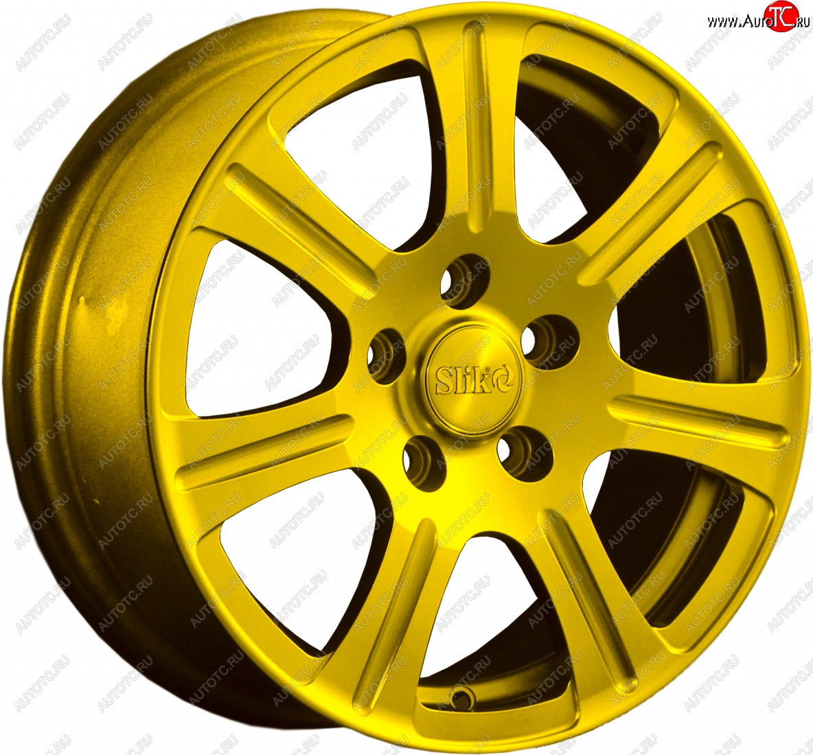 11 899 р. Кованый диск Slik Classic L-1815 6.5x15   (Candy ярко-желтый (Candy YELLOW))  с доставкой в г. Самара
