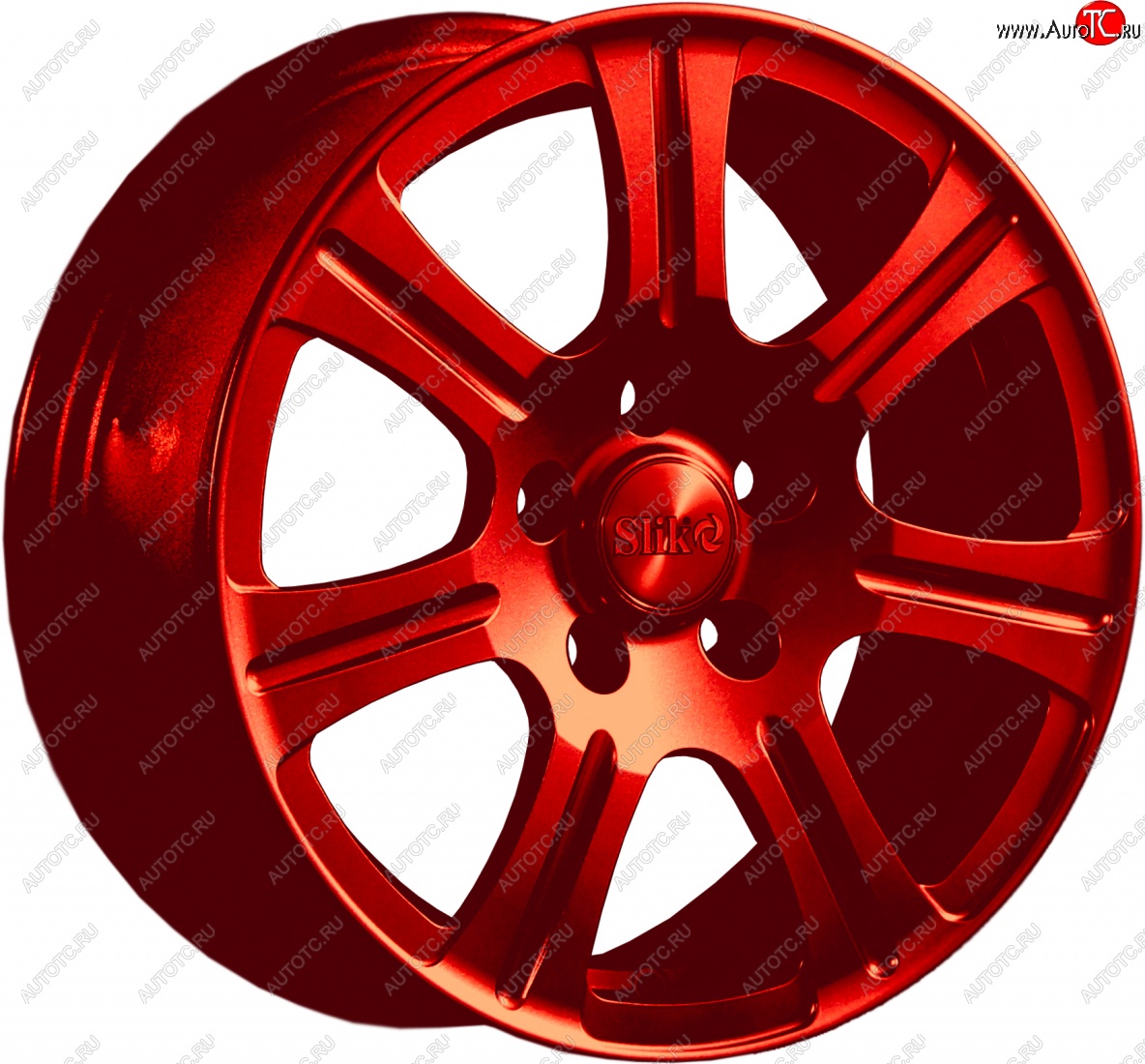 11 899 р. Кованый диск Slik Classic L-1815 6.5x15   (Candy алый)  с доставкой в г. Самара
