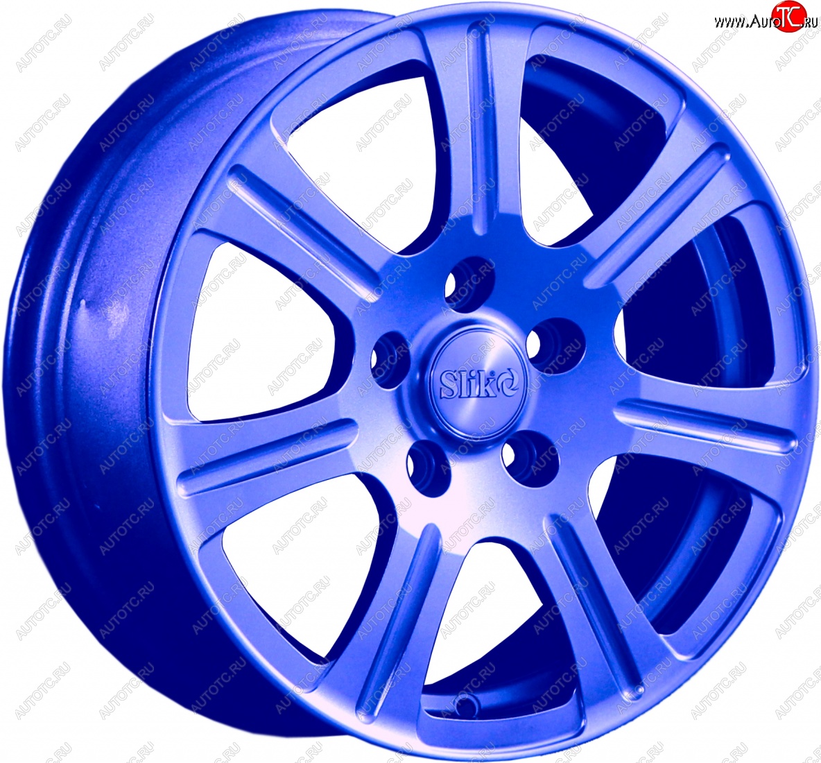 11 899 р. Кованый диск Slik Classic L-1815 6.5x15   (Синий (BLUE))  с доставкой в г. Самара