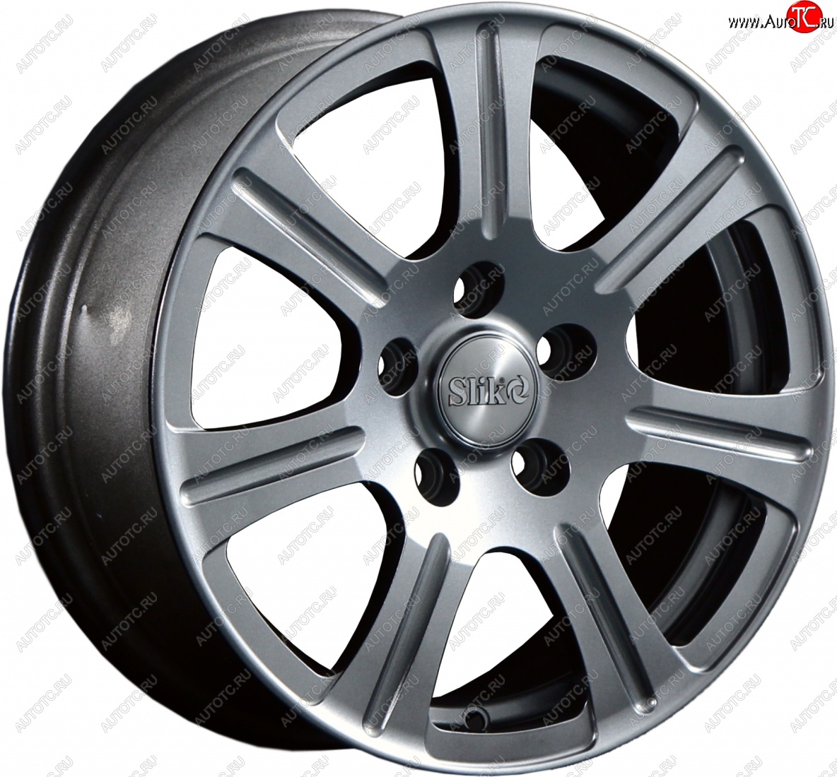 11 899 р. Кованый диск Slik Classic L-1815 6.5x15   (Графит глянцевый (GM))  с доставкой в г. Самара