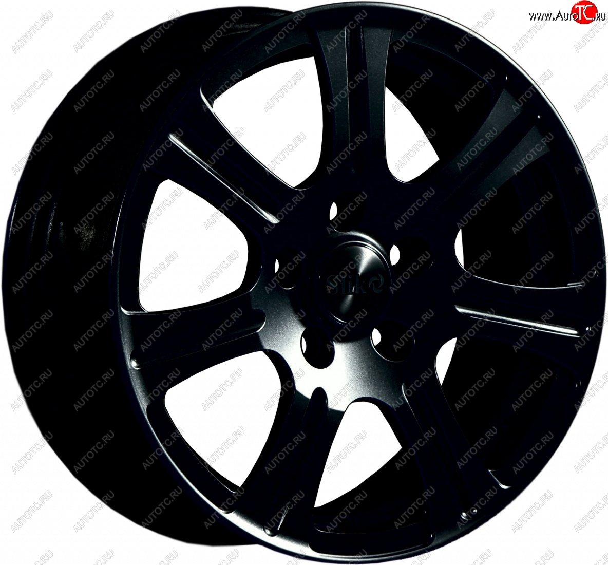 11 899 р. Кованый диск Slik Classic L-1815 6.5x15   (Черный глянцевый (BK))  с доставкой в г. Самара