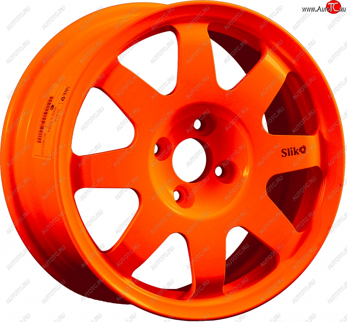 7 460 р. Кованый диск Slik Classic Sport L-181S 5.5x15 Daewoo Lanos T100 дорестайлинг, седан (1997-2002) 4x100.0xDIA49.0xET45.0 (Ярко оранжевый (ORANGE))