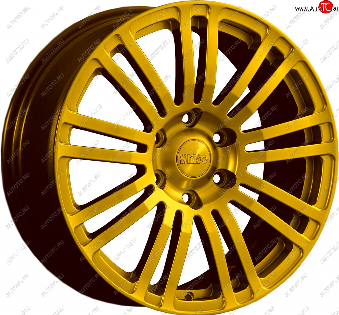 22 299 р. Кованый диск Slik Classic L-802 8.0x18   (Ярко желтый RAL1021 (YELLOW))  с доставкой в г. Самара