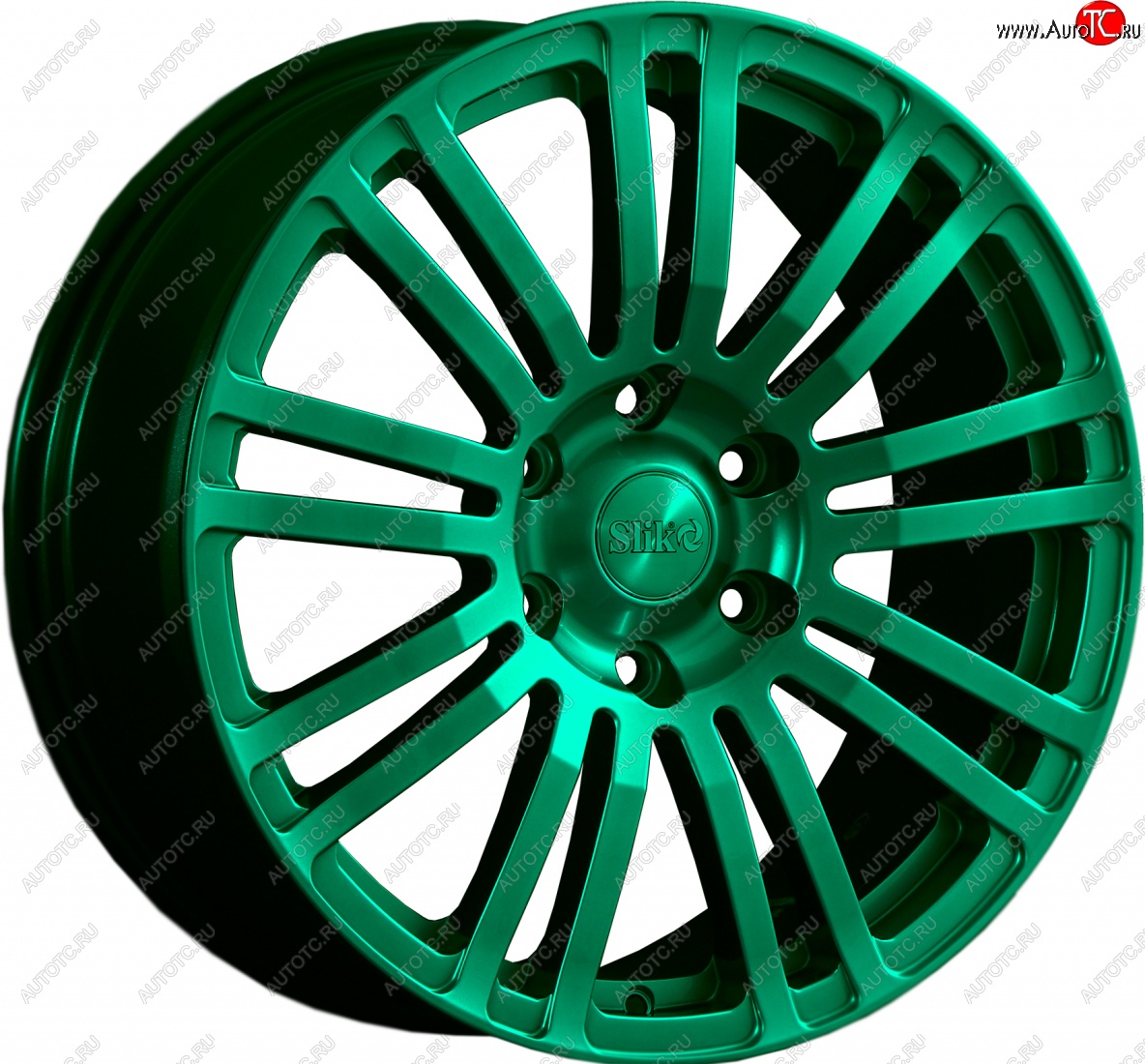 22 299 р. Кованый диск Slik Classic L-802 8.0x18   (Candy изумрудно-зеленый (Candy Green))  с доставкой в г. Самара