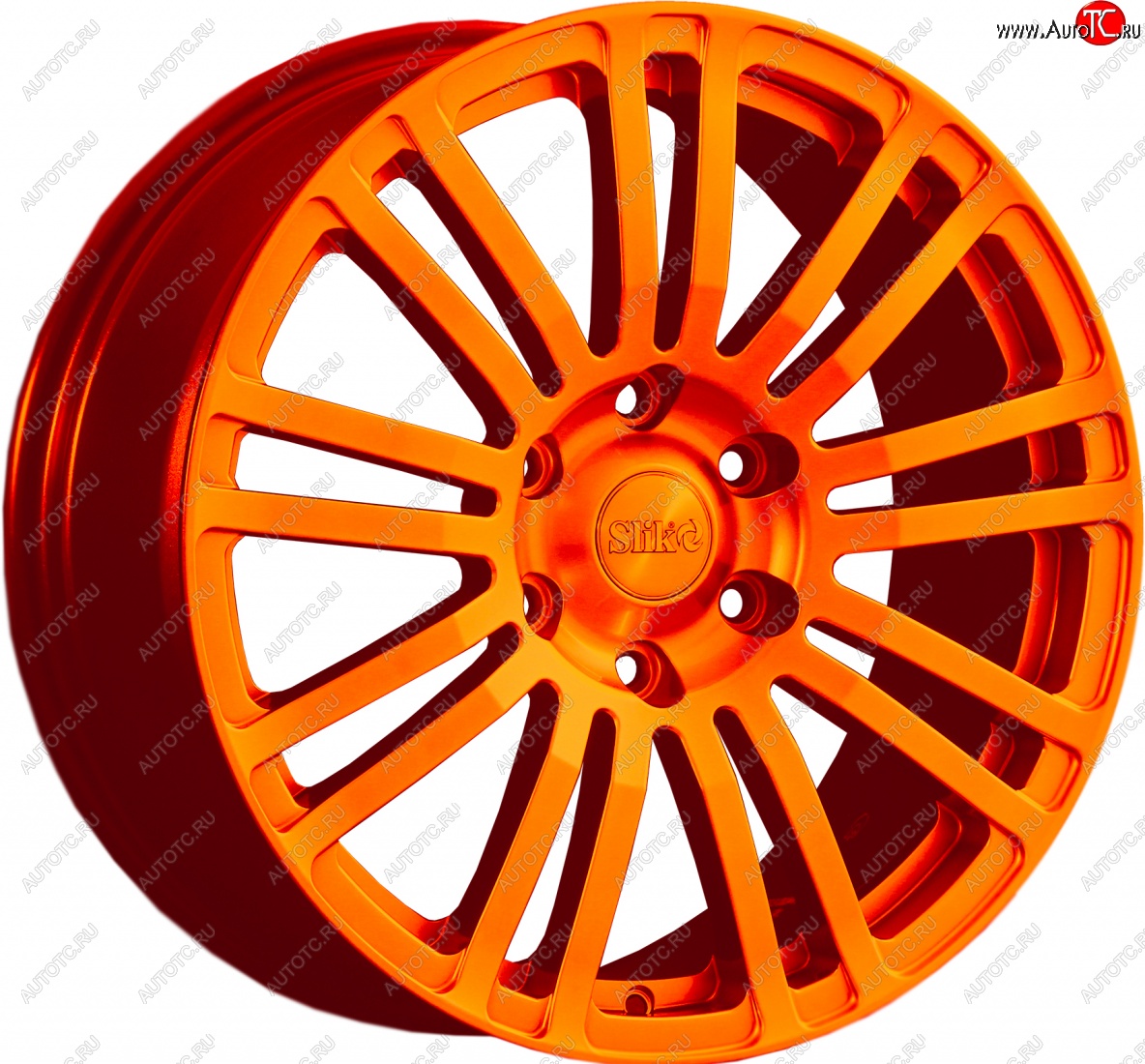 22 299 р. Кованый диск Slik Classic L-802 8.5x18 Cadillac CTS седан (2007-2013) 5x120.0xDIA72.6xET45.0 (Ярко оранжевый (ORANGE))