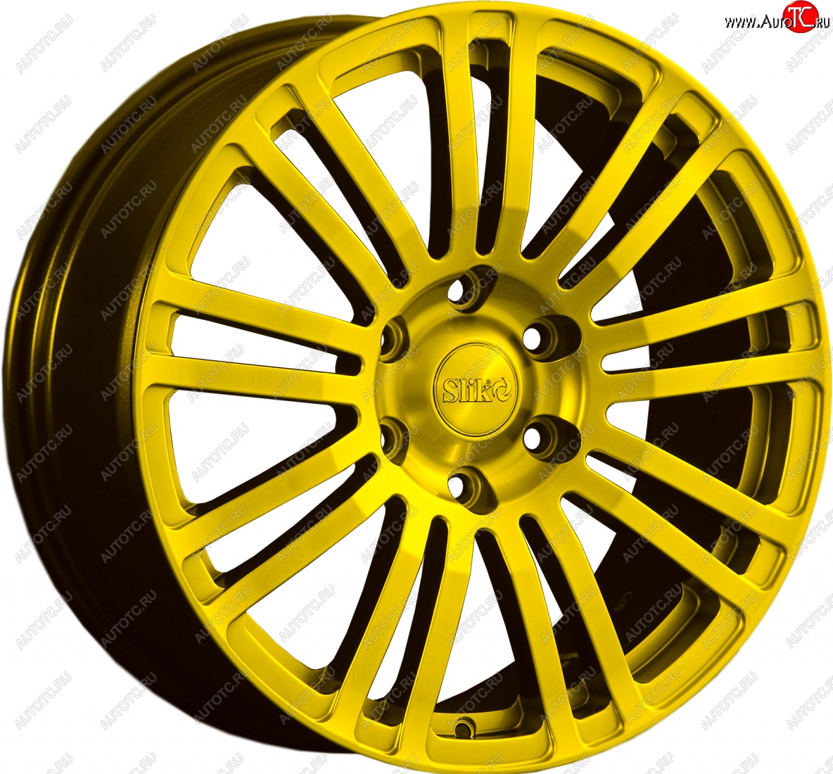 22 299 р. Кованый диск Slik Classic L-802 8.5x18   (Candy ярко-желтый (Candy YELLOW))  с доставкой в г. Самара
