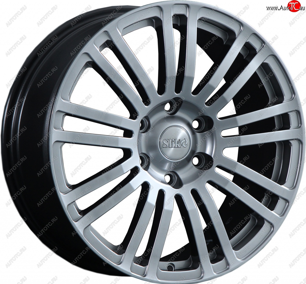 22 299 р. Кованый диск Slik Classic L-802 8.5x18   (Графит глянцевый (GM))  с доставкой в г. Самара