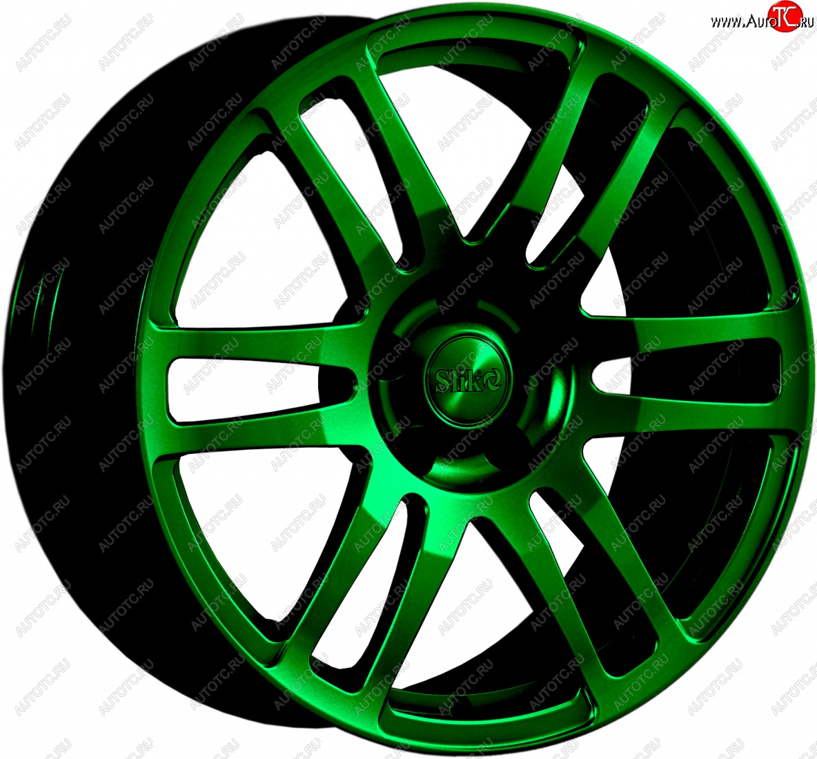22 299 р. Кованый диск Slik Classic L-803 8.0x18   (Зеленый (GREEEN))  с доставкой в г. Самара