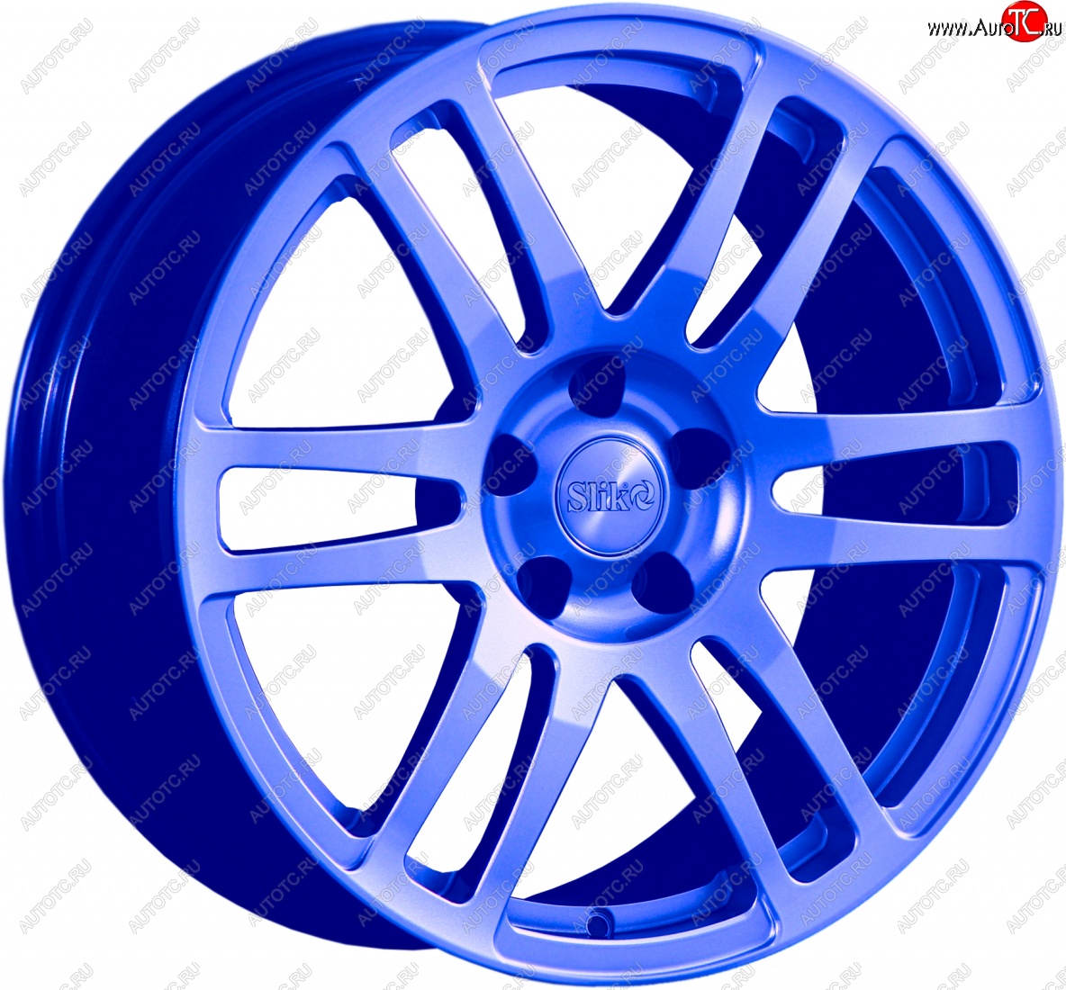 22 299 р. Кованый диск Slik Classic L-803 8.0x18   (Синий (BLUE))  с доставкой в г. Самара