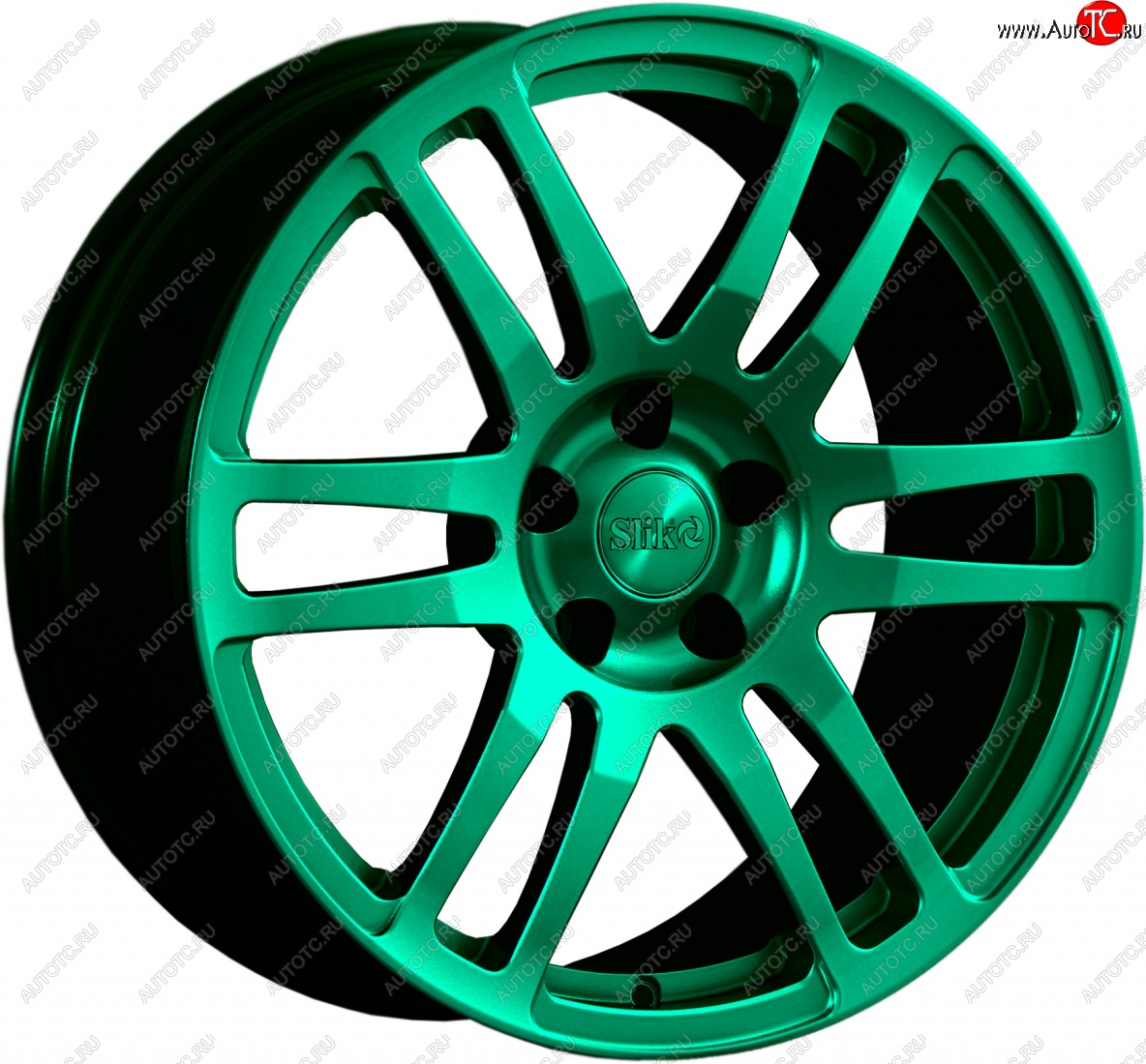 22 299 р. Кованый диск Slik Classic L-803 8.5x18   (Candy изумрудно-зеленый (Candy Green))  с доставкой в г. Самара
