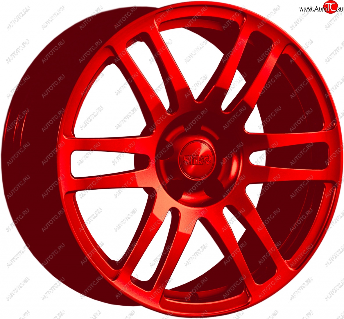 22 299 р. Кованый диск Slik Classic L-803 8.5x18   (Красный (RED))  с доставкой в г. Самара
