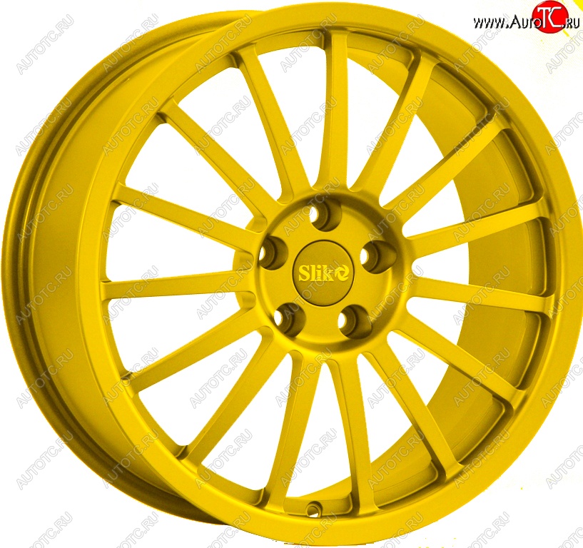 22 299 р. Кованый диск Slik Classic L-808 8.5x18 Cadillac CTS седан (2013-2019) 5x120.0xDIA67.1xET33.0 (Candy ярко-желтый (Candy YELLOW))