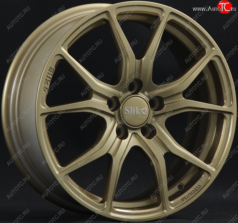 19 449 р. Кованый диск Slik premium R16x6.5 Золотой (G) 6.5x16 Audi Q2 GA дорестайлинг (2016-2020) 5x112.0xDIA57.1xET43.0 (Цвет: G)