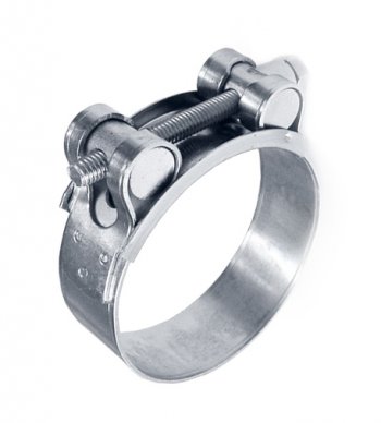 Хомут (Ø48-51 мм W1 силовой одноболтовый) Carum 