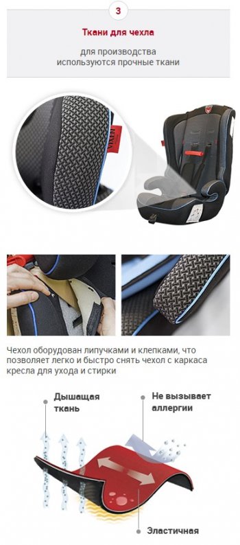 5 349 р. Детское автокресло Оникс 1/2/3 (1-12 лет, 9-36 кг) Volvo XC70 рестайлинг (2013-2016) (Цвет: черный)  с доставкой в г. Самара. Увеличить фотографию 13