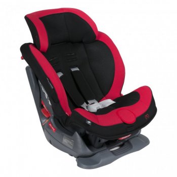 22 699 р. Кресло детское автомобильное Swing Moon (группа 1/2, 1-7 лет/9-25 кг/70-120 см)   (Цвет: черный с красным)  с доставкой в г. Самара. Увеличить фотографию 3