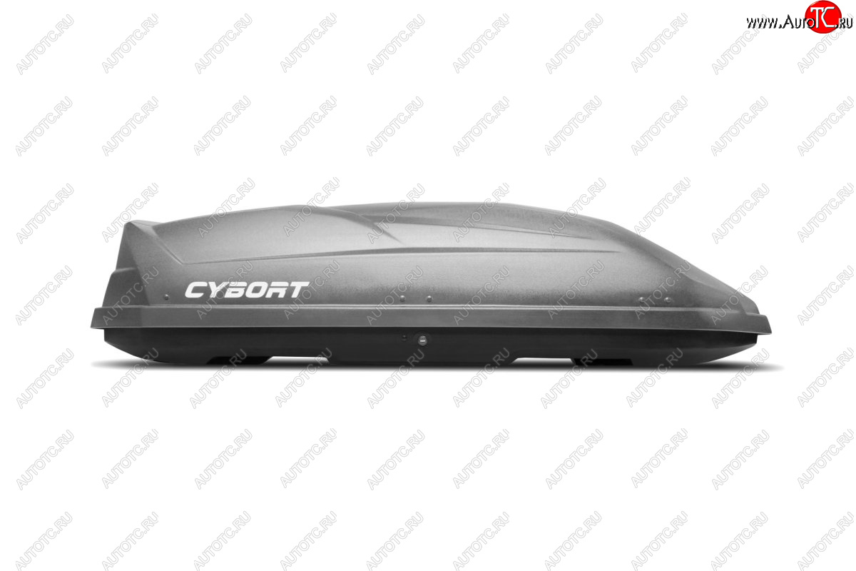 44 799 р. Багажный бокс CYBORT CarNet (460 л/206x86x40 см, двухсторонний, быстросъемные крепления краб) на крышу   (серый металлик)  с доставкой в г. Самара