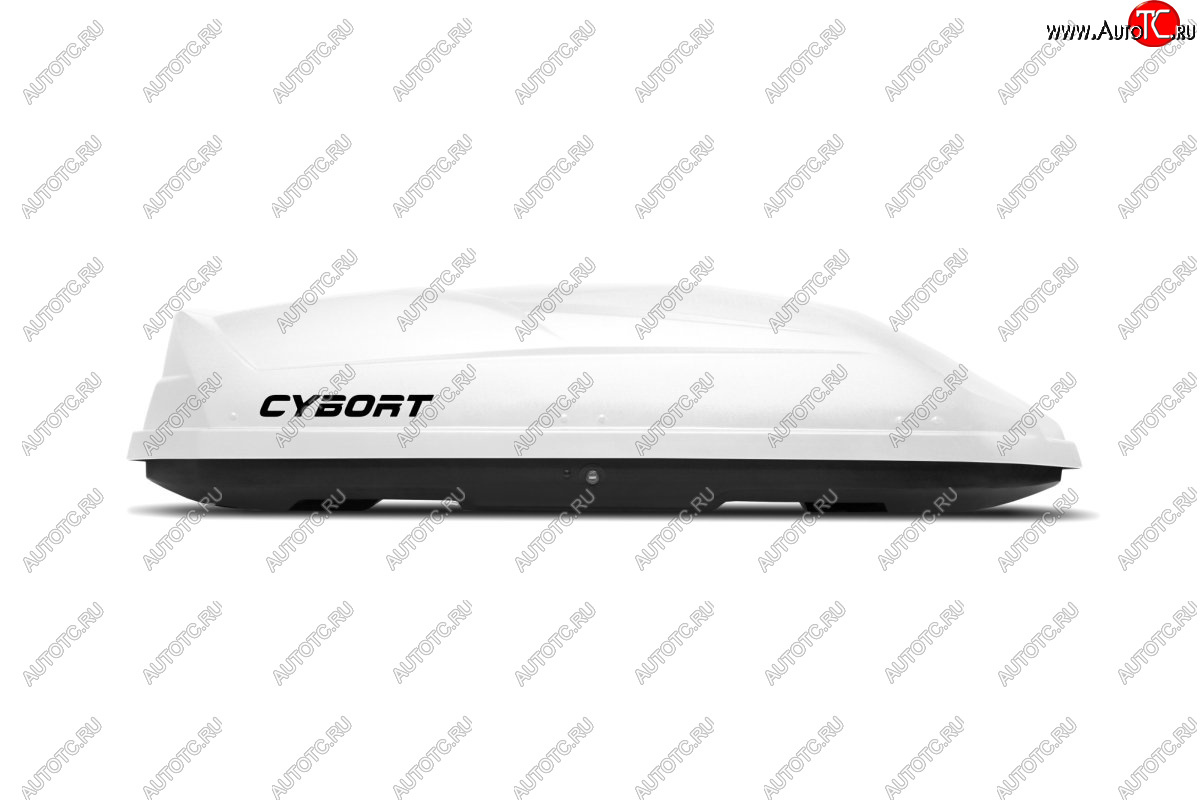 44 799 р. Багажный бокс CYBORT CarNet (460 л/206x86x40 см, двухсторонний, быстросъемные крепления краб) на крышу   (белый металлик)  с доставкой в г. Самара