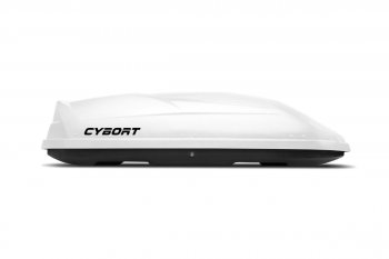 39 799 р. Багажный бокс CYBORT CarNet (460 л/206x86x40 см, двухсторонний, быстросъемные крепления краб) на крышу Daewoo Kalos (2002-2008) (белый матовый с защитным покрытием Raptor)  с доставкой в г. Самара. Увеличить фотографию 10