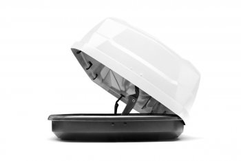 39 799 р. Багажный бокс CYBORT CarNet (460 л/206x86x40 см, двухсторонний, быстросъемные крепления краб) на крышу Daewoo Kalos (2002-2008) (белый матовый с защитным покрытием Raptor)  с доставкой в г. Самара. Увеличить фотографию 2