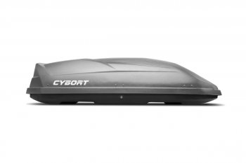 39 799 р. Багажный бокс CYBORT CarNet (460 л, двухсторонний, быстросъемные крепления краб) на крышу   (серый матовый с защитным покрытием Raptor)  с доставкой в г. Самара. Увеличить фотографию 5