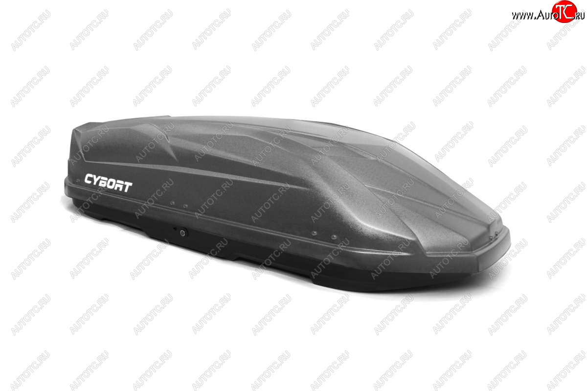 39 799 р. Багажный бокс CYBORT CarNet (460 л, двухсторонний, быстросъемные крепления краб) на крышу   (серый матовый с защитным покрытием Raptor)  с доставкой в г. Самара
