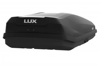 31 599 р. Багажный бокс (450 л 175х85х40 см, двусторонний) LUX IRBIS 175 Daewoo Kalos (2002-2008) (черный матовый)  с доставкой в г. Самара. Увеличить фотографию 3