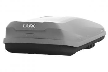 34 999 р. Багажный бокс (470 л 206х75х36 см, двусторонний) LUX IRBIS 206 Daewoo Kalos (2002-2008) (серый матовый)  с доставкой в г. Самара. Увеличить фотографию 3