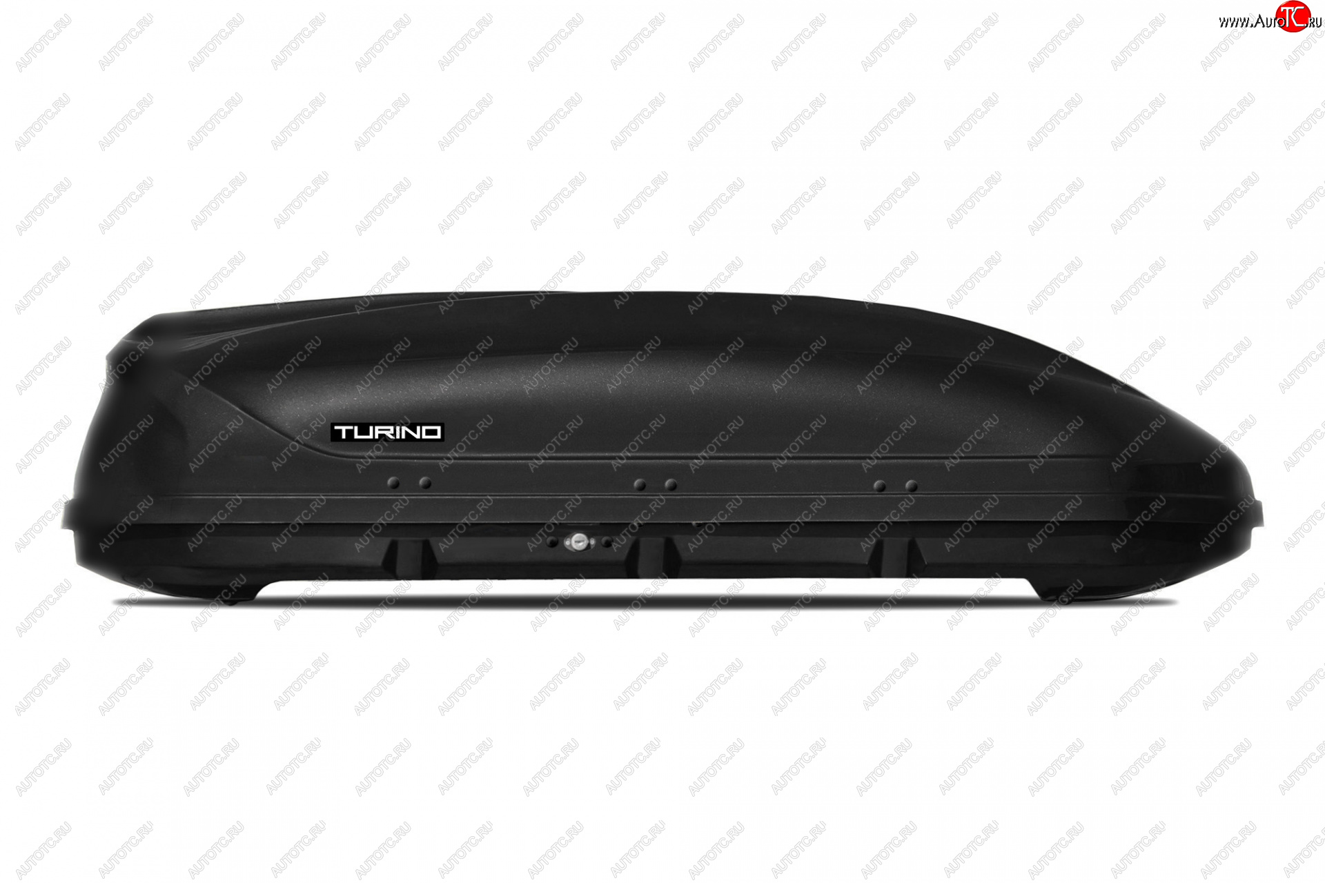 21 749 р. Автобокс PT GROUP(410л., 177х81х46, одностороннее открывание) Turino 1 черный Daewoo Kalos (2002-2008) (Черный)  с доставкой в г. Самара